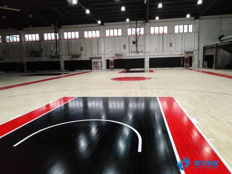 楓木一級籃球木地板,22厚雙層龍骨結構運動木地板