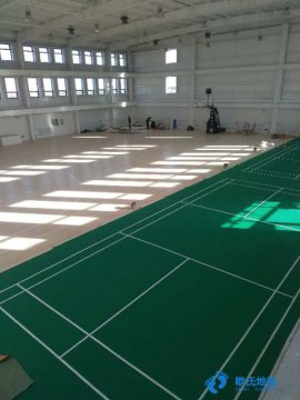 羽毛球館運動木地板、楓樺木材質